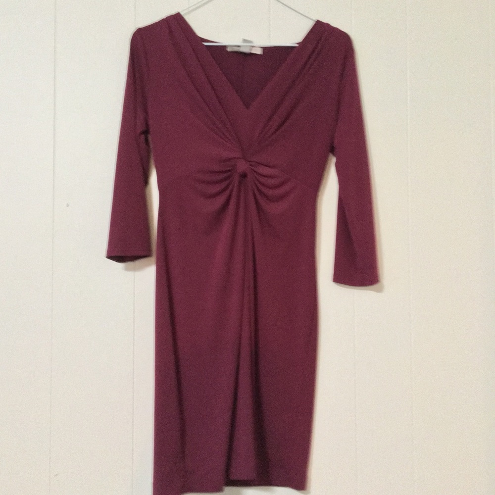 Maroon Dress